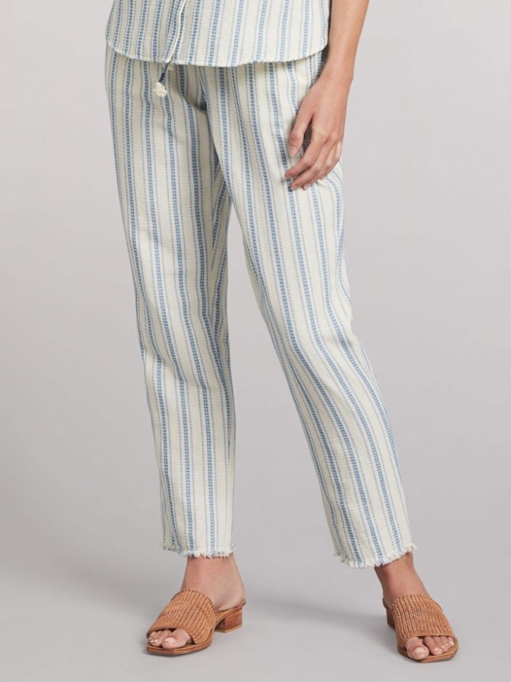 Faherty Dream Cotton Gauze Drawstring Pant - Large